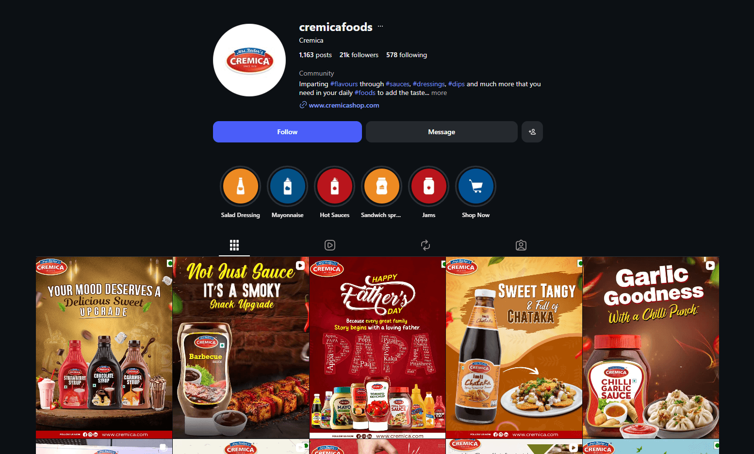 Instagram profile and content managed by BrainADZ