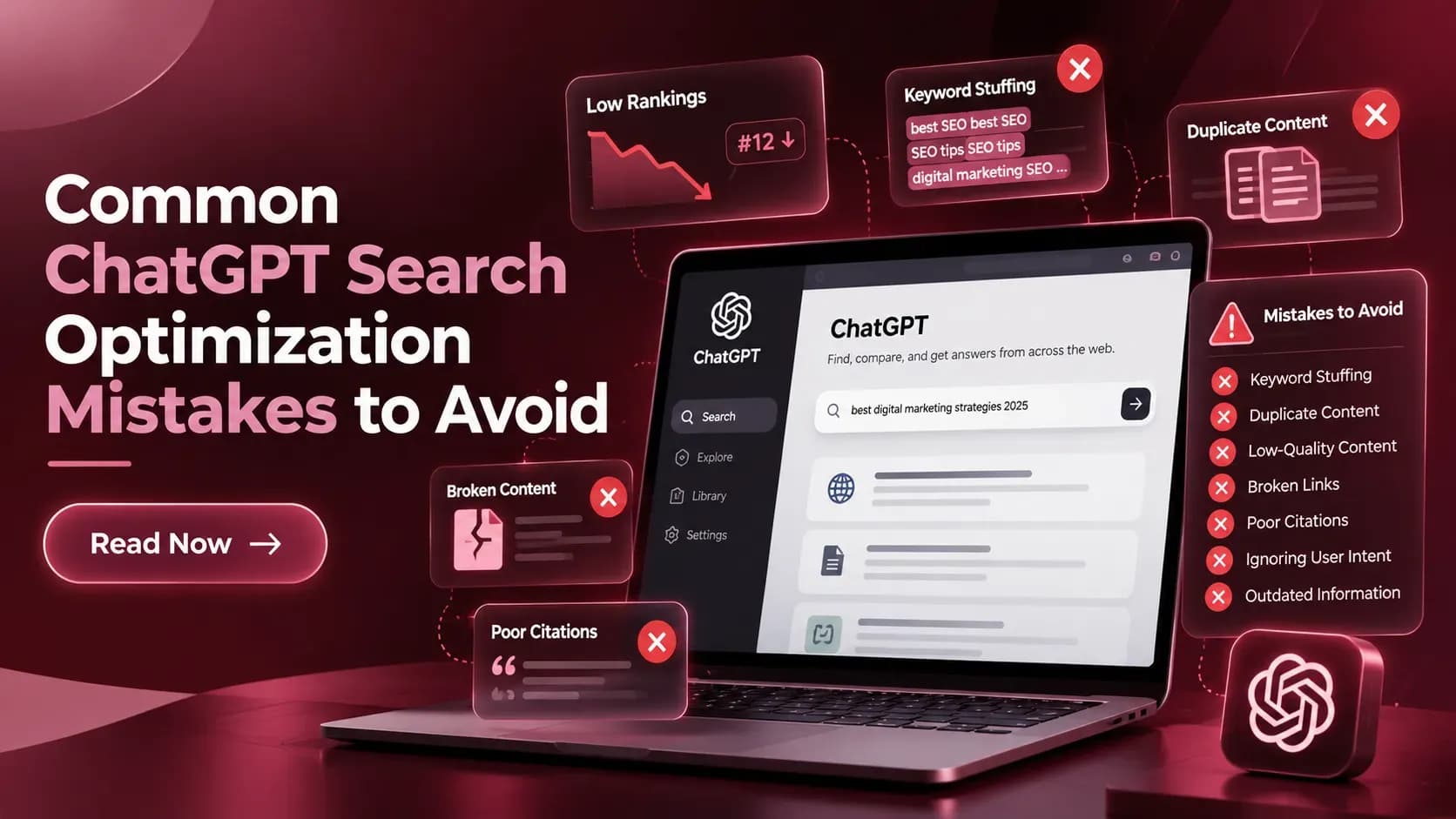 ChatGPT website visibility