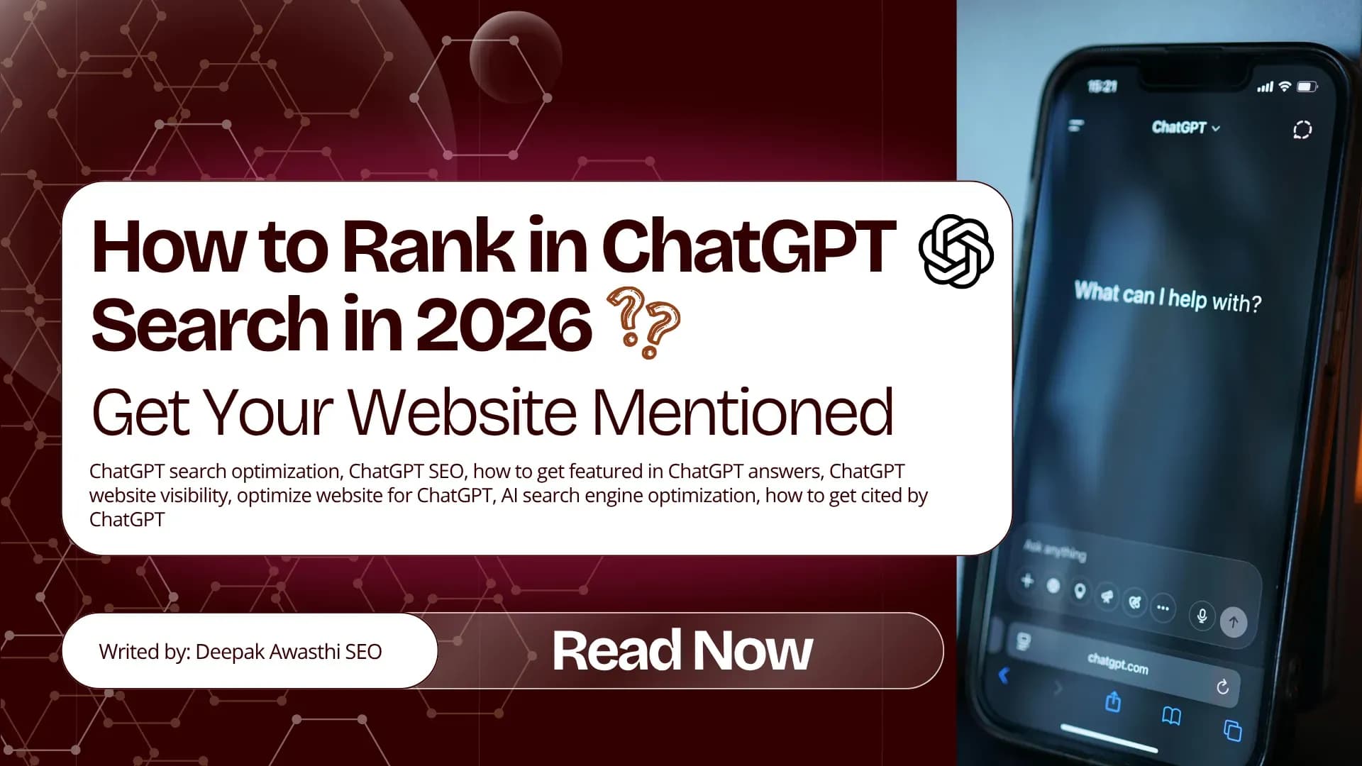 How to Rank in ChatGPT Search