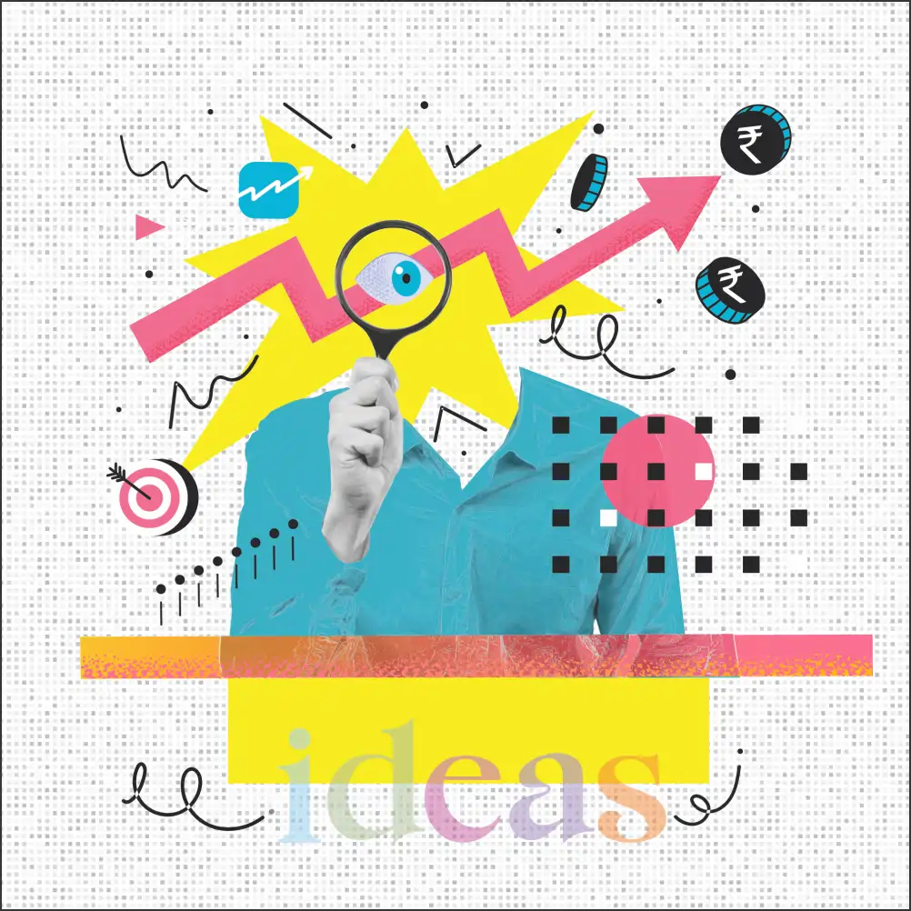 Creative media design illustration